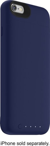  mophie - Juice Pack External Battery Case for Apple® iPhone® 6 and 6s - Blue