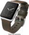 Nomad - Leather Strap for Apple Watch 42mm - Brown/Silver-Angle_Standard