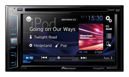  Pioneer - 6.2&quot; - CD/DVD - Apple® iPod®- and Satellite-Radio Ready - In-Dash Receiver with Fixed Faceplate and Remote - Black