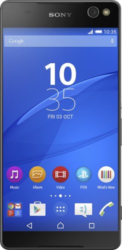 Sony - Xperia C5 Ultra 4G LTE with 16GB Memory Cell Phone (Unlocked) - Black-Front_Standard 