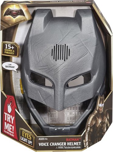  Mattel - Batman V Superman Batman Voice-Changer Helmet - Black