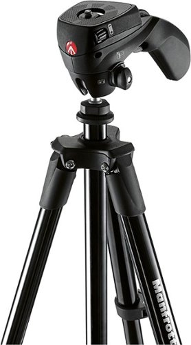  Manfrotto - 60&quot; Compact Action Tripod - Black