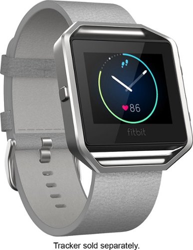 Fitbit - Blaze Luxe Accessory Band (Small) - Mist Gray-Angle_Standard 