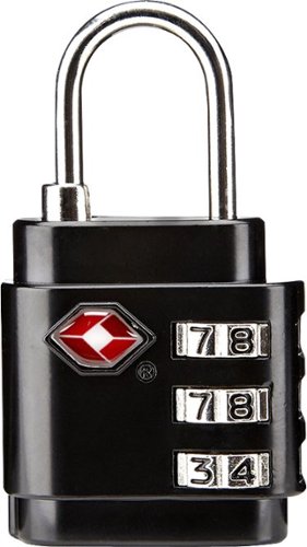  Dynex™ - Conair Travel Smart 3-Dial Combination Lock - Black