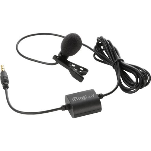 IK Multimedia - iRig Mic Lav Omnidirectional Condenser Lavalier Microphone