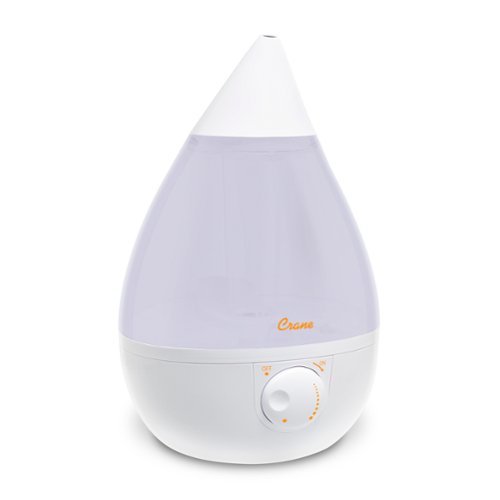  CRANE - 1 Gal. Drop Ultrasonic Cool Mist Humidifier - White
