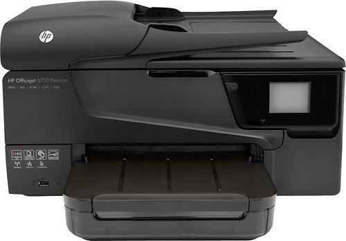  HP - Officejet 6700 Premium Network-Ready Wireless e-All-In-One Printer - Black