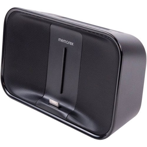  Memorex - MA7221 Portable Speaker Dock - Black