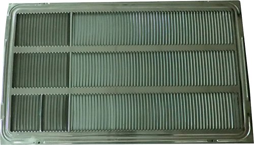 Image of LG - Rear Grille for 26" Thru-the-Wall Air Conditioners - Silver Metallic