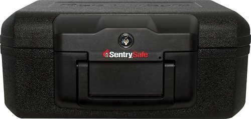  SentrySafe - 0.2 Cu. Ft. Fire Chest - Black