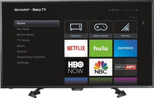  Sharp - 43&quot; Class - LED - 1080p - Smart - HDTV - Roku TV