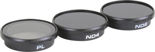  PolarPro - Circular Polarizer and Neutral Density Lens Filters for DJI Phantom 3 and Phantom 4 (3-Count)