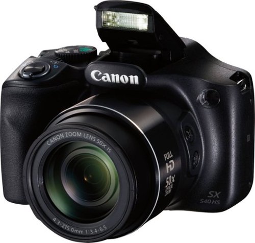 Canon PowerShot SX540HS 20.3-Megapixel Digital Camera - Black GLOBAL SHIPPING