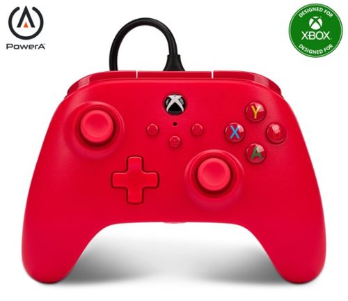 $19.99, Was $31.99, 37% Off! PowerA - Wired Controller for Xbox Series X|S - Red dealfomo