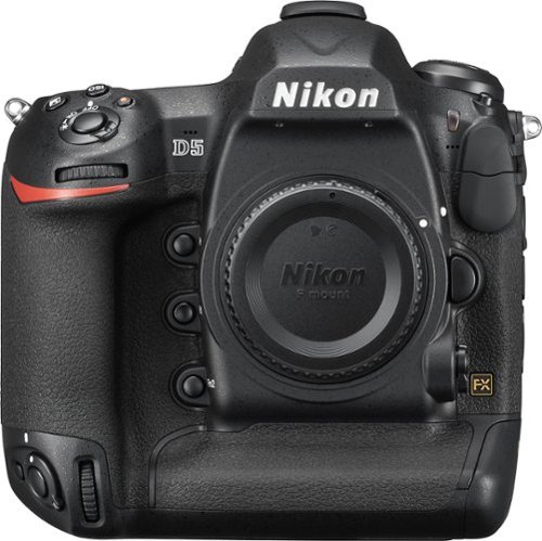 Nikon - D5 DSLR Camera Dual CF (Body Only) - Black-Front_Standard
