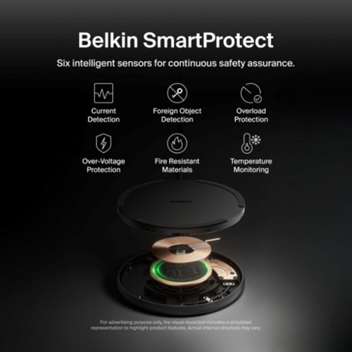 Belkin Wireless Charging Pad 15W - BOOST↑CHARGE Qi Charger for Apple iPhone, AirPods, Power Supply and Cable Included - Black BUY ONLINE