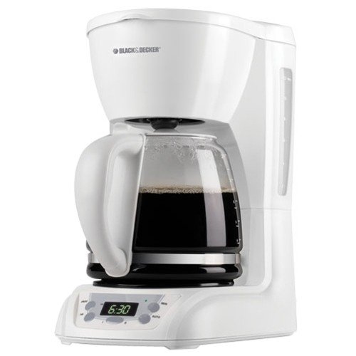  Black &amp; Decker DLX1050W 12-Cup Programmable Coffeemaker - White