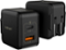 MINIX - 33W PPS 2-Port GaN Foldable Wall Charger, 1-USB-C Port Fast Charger/1-USB-A Quick Charger, US/EU/UK Plugs for Travel - Black-Front_Standard