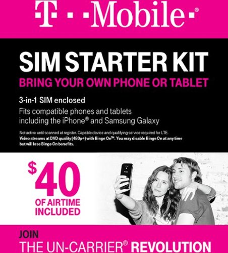  T-Mobile - $40 Prepaid SIM Activation Kit