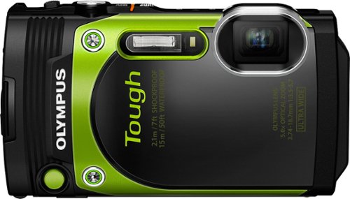  Olympus - TG-870 16.0-Megapixel Waterproof Digital Camera - Green