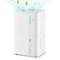 Costway - 96 Pints Dehumidifier for Home 8000 Sq.Ft Dehumidifier with 3 Modes 24H Timer - White-Front_Standard