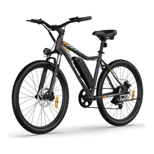 5th Wheel - MATE eBike w/ 45 mi Max Operating Range & 20 mph Max Speed - 26 - Black-Front_Standard 