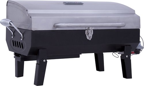 Charbroil - 1-Burner Portable Propane Gas Grill - Gray-Angle_Standard 
