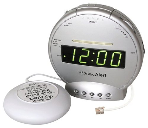  Sonic Alert - Sonic Boom Alarm Clock - Gray
