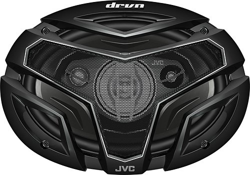  JVC - DRVN 6&quot; x 9&quot; 4-Way Coaxial Speakers with Carbon Mica 3D Cones (Pair) - Black