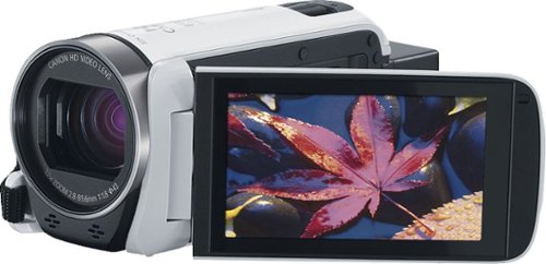  Canon - VIXIA HF R700 HD Flash Memory Camcorder - White