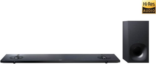  Sony - 2.1-Channel Hi-Res Soundbar System with Wireless Subwoofer and Digital Amplifier - Black