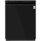 LG - 24" Front-Control Built-In Dishwasher with Stainless Steel Tub, QuadWash, 48 dBa - Black-Front_Standard