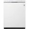 LG - 24" Front-Control Built-In Dishwasher with Stainless Steel Tub, QuadWash, 48 dBa - White-Front_Standard