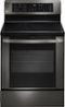 LG - 6.3 Cu. Ft. Freestanding Electric Convection Range - Black Stainless Steel-Front_Standard