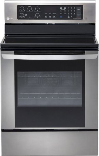  LG - 6.3 Cu. Ft. Freestanding Electric Convection Range - Stainless Steel