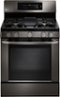 LG - 5.4 Cu. Ft. Freestanding Gas Range - Black Stainless Steel-Front_Standard