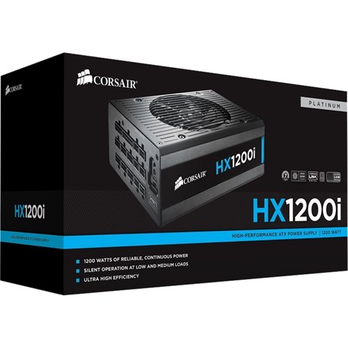 CORSAIR - HXi Series 1200W ATX 80 Plus Platinum Fully Modular Power Supply-Front_Standard 