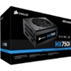 CORSAIR - HXi Series 750W ATX 80 Plus Platinum Fully Modular Power Supply - Black-Front_Standard