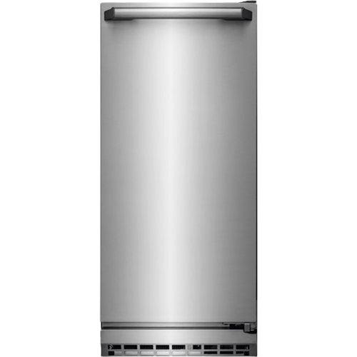 Electrolux - 15" 34-Lb. Freestanding / Built-In Icemaker - Stainless Steel-Front_Standard 