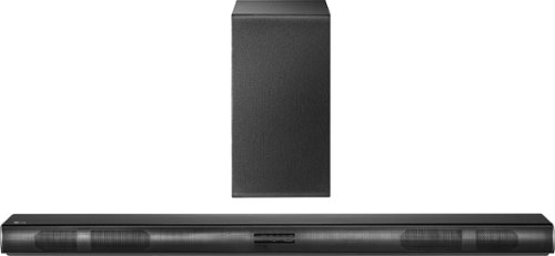  LG - 2.1-Channel Soundbar System with Wireless Subwoofer - Black