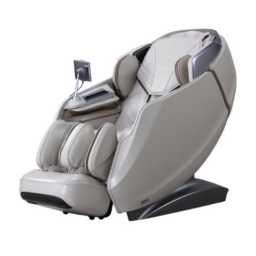 Osaki - Platinum - Avalon 4D Zero Gravity Massage Chair With AI Health Sensor - Taupe-Front_Standard 