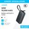 Anker - Nano 10,000mAh Portable Power Bank, Charger with Built-in USB-C Cable, 30W Recharging, 30W Max Output with USB-C&A-Front_Standard
