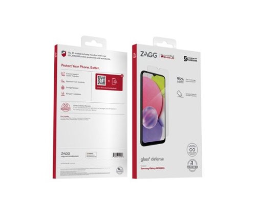 ZAGG - InvisibleShield Glass+ Defense Screen Protector for Samsung Galaxy A03/A03s-Alt_View_Standard_17 