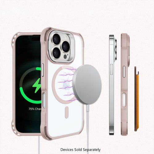 SaharaCase Venture-X Series Kickstand Case with MagSafe for Apple iPhone 16 Pro - Desert Rose BUY IN MIDDLE EAST