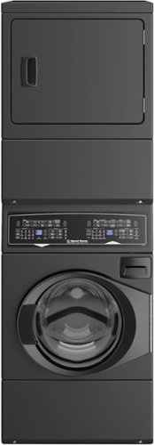 Speed Queen - SF7-Stacked Washer with Electric Dryer - Matte Black