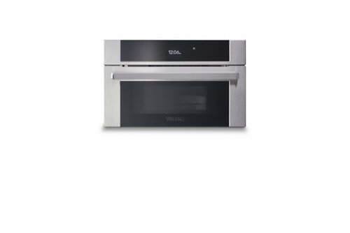Viking - RVL 30"W. 1.06 Cu. Ft. Electric True Convection Combi-Speed Oven - Stainless Steel