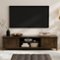 Simpli Home - Burlington SOLID WOOD 72 inch Wide Transitional TV Media Stand - Mahogany Brown-Front_Standard