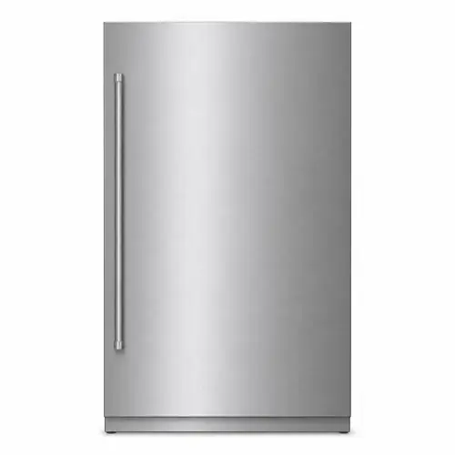 Front. Kucht - KUCHT Professional 36 in. Built-In Freezer in Custom Panel Ready - Stainless Steel Panel and Handle Included - Stainless Steel.