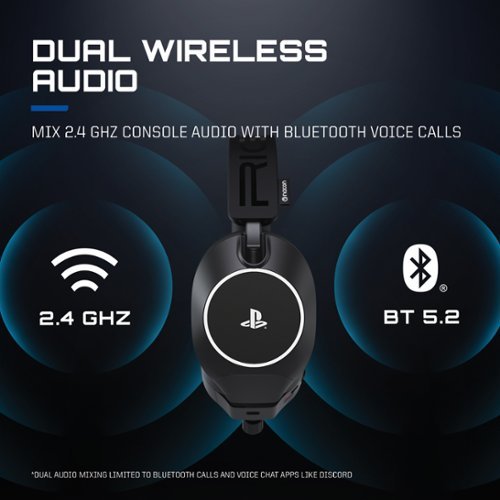 RIG R8 PRO HS Dual Wireless Over-Ear Gaming Headset w/Graphene Drivers & Base Station for PS5, PS4, PC, Switch - Black SHOP ONLINE