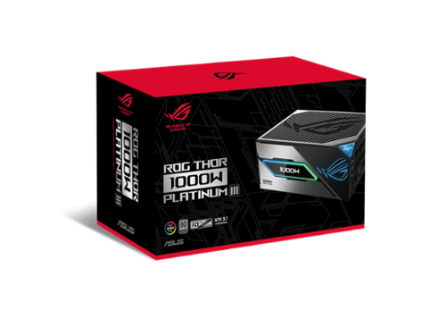 【新品！】ASUS ROG Thor 1000W Titanium III ASUS ROG Thor 1000W PSU (Platinum, ATX 3.1, GaN MOSFET, OLED